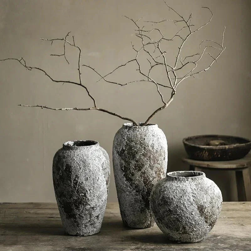 Olvia Stone Ceramic Vase