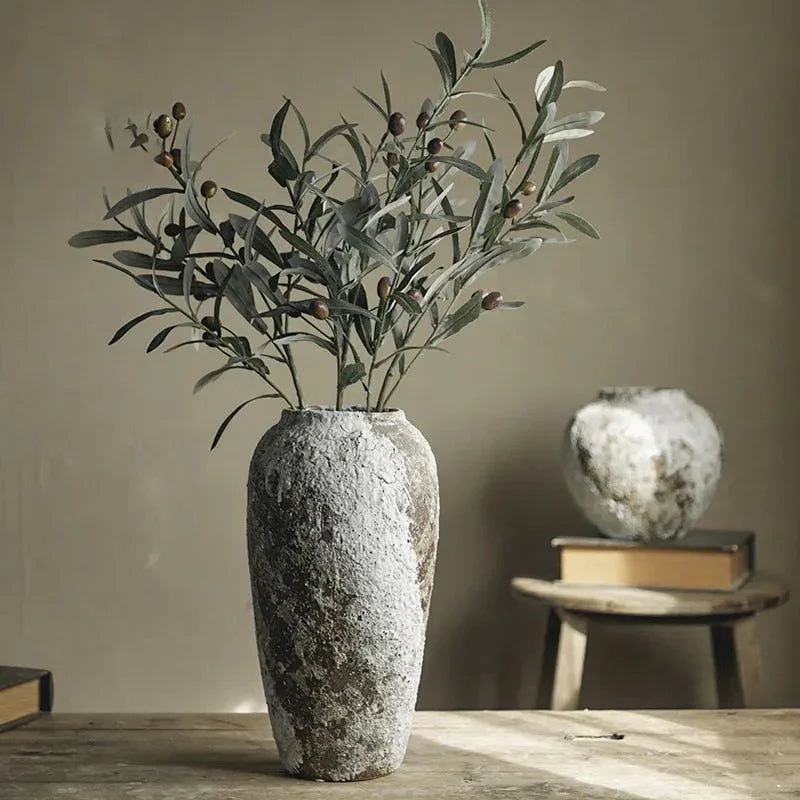 Olvia Stone Ceramic Vase