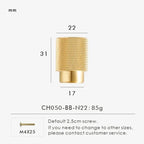 Ordova Knurled Cabinet Knobs