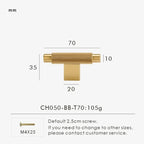 Ordova Knurled Cabinet Knobs