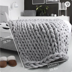 Organic Cotton Weighted Blanket, Machine Washable, 60 x 80cm–100 x 120cm