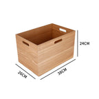 Organic Storage Basket made of Wood | High & Bury