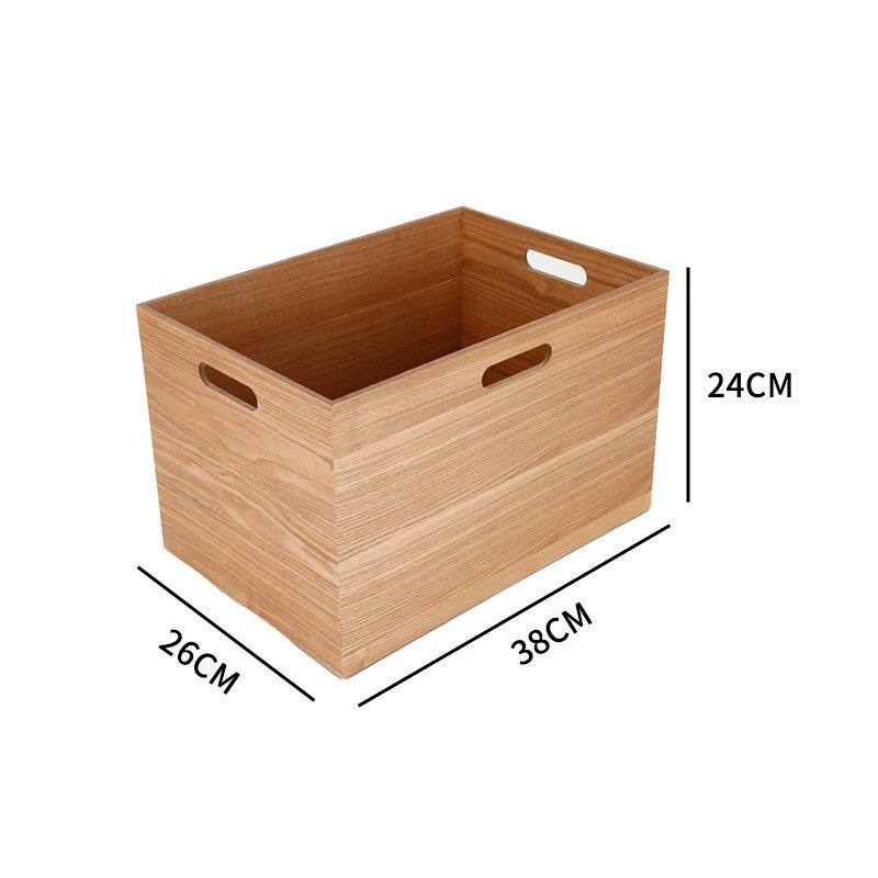 Organic Storage Basket made of Wood | High & Bury