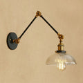 Orlunda Glass Adjustable Wall Lamp