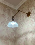 Orlunda Glass Adjustable Wall Lamp