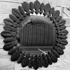 Ornamental Leaf-Designed Wall Mirror | High & Bury
