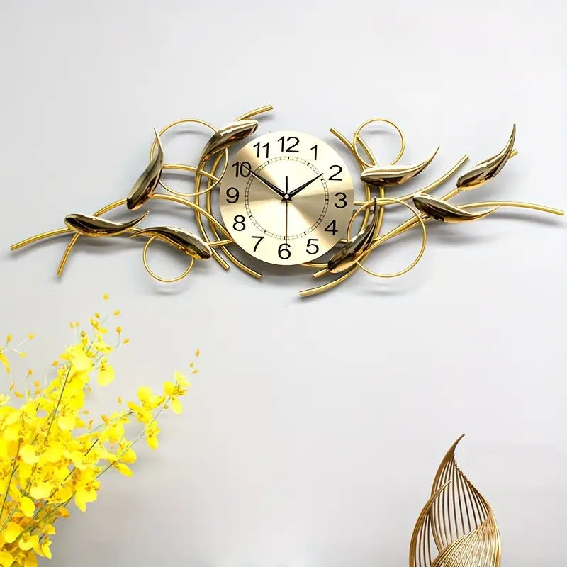 Ornate Decorative Metal Wall Clock | High & Bury