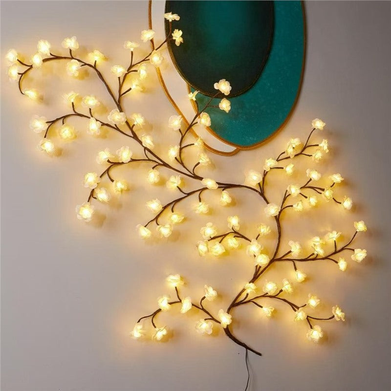 Ornate LED Cherry Blossom Wall Light | High & Bury