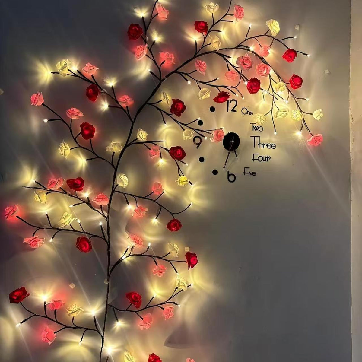 Ornate LED Cherry Blossom Wall Light | High & Bury