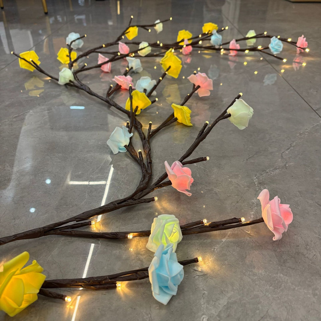Ornate LED Cherry Blossom Wall Light | High & Bury