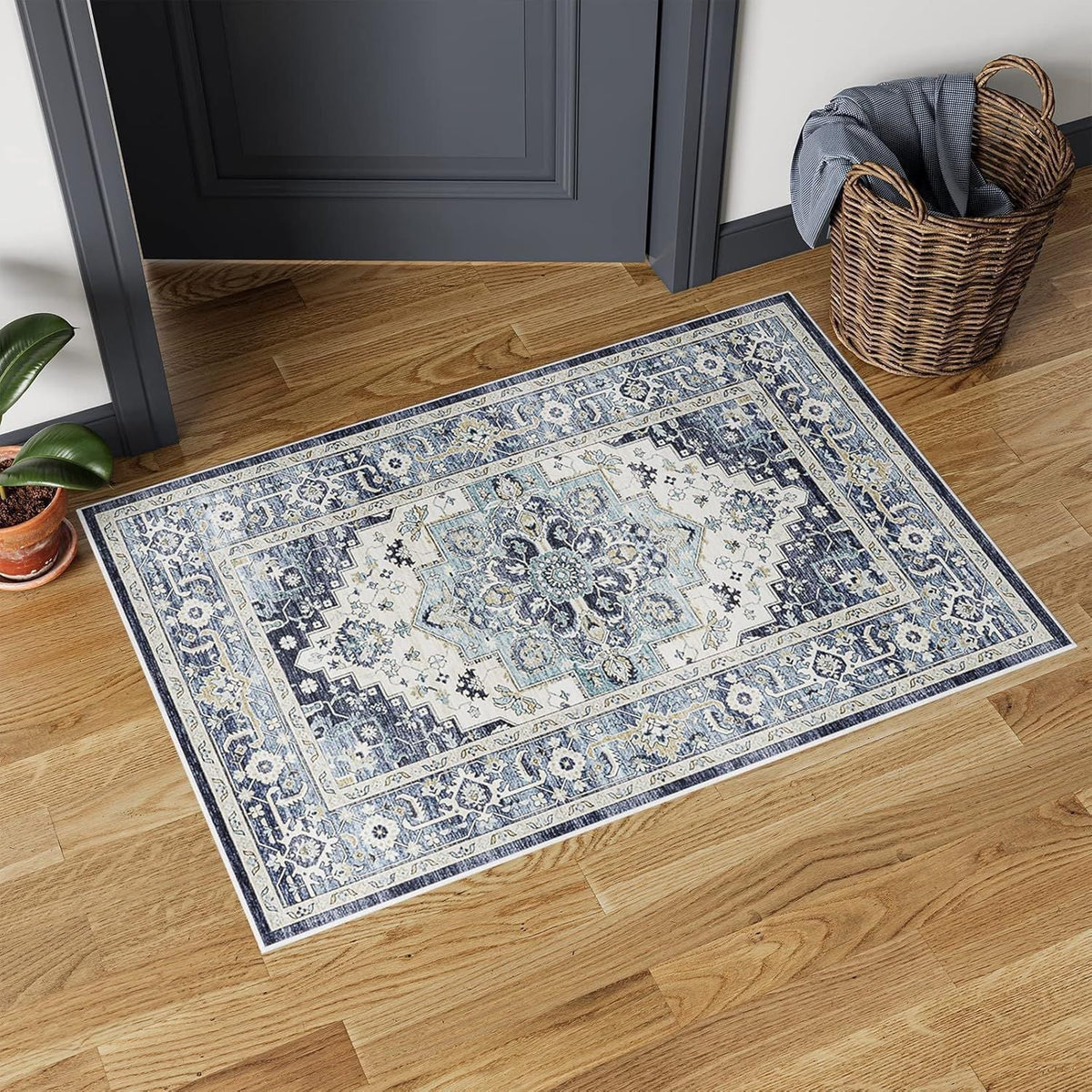 Ornate Patterned Area Rug | High & Bury