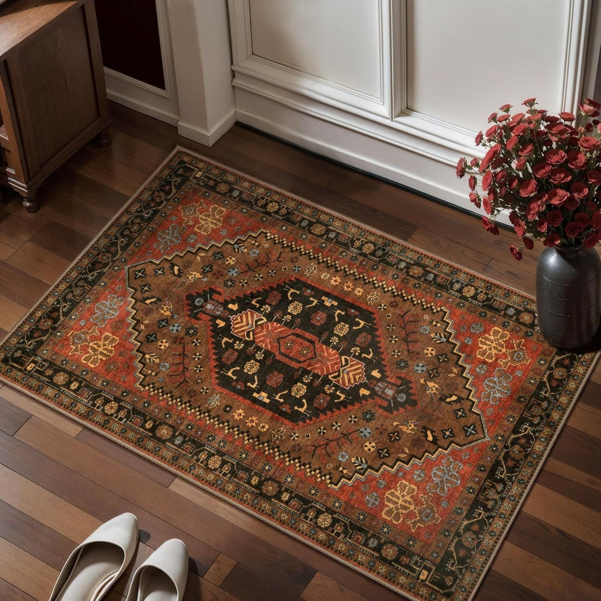 Ornate Patterned Area Rug | High & Bury