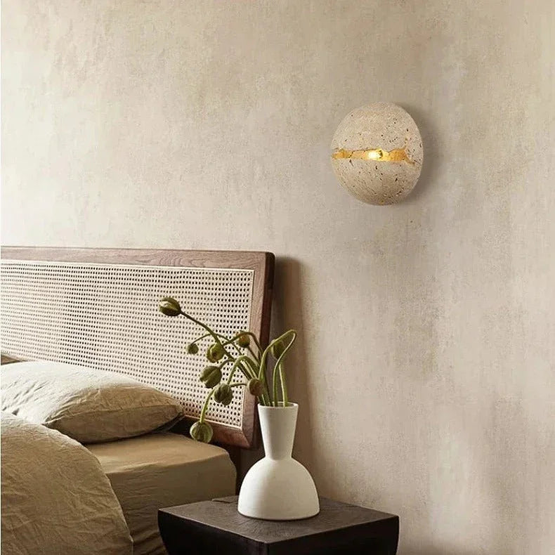 Orstoda Travertine Wall Lamp