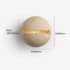 Orstoda Travertine Wall Lamp