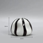 Otterthorpe Glass Pumpkin Vase