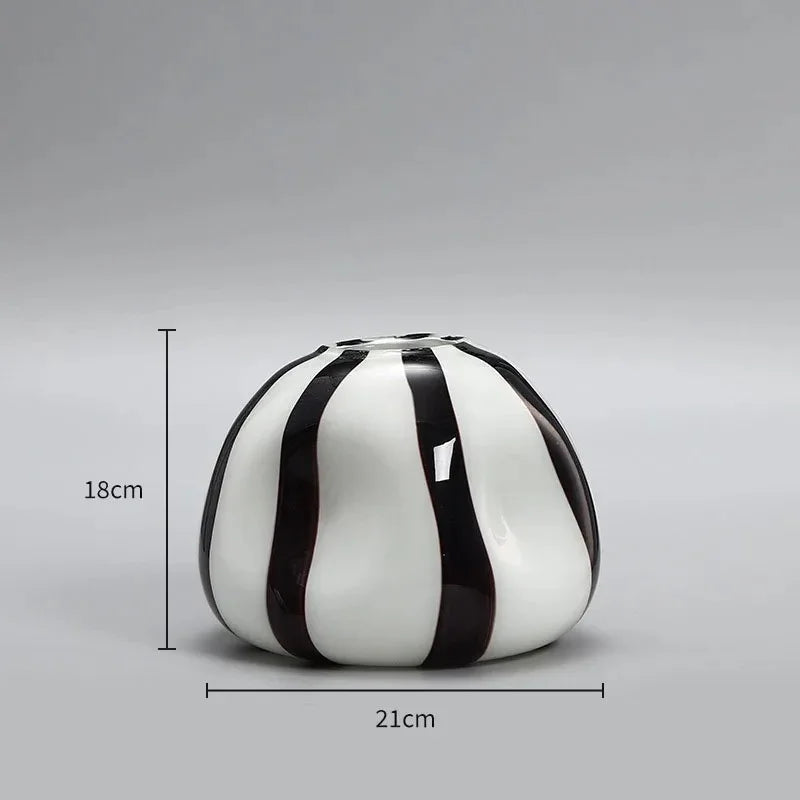 Otterthorpe Glass Pumpkin Vase