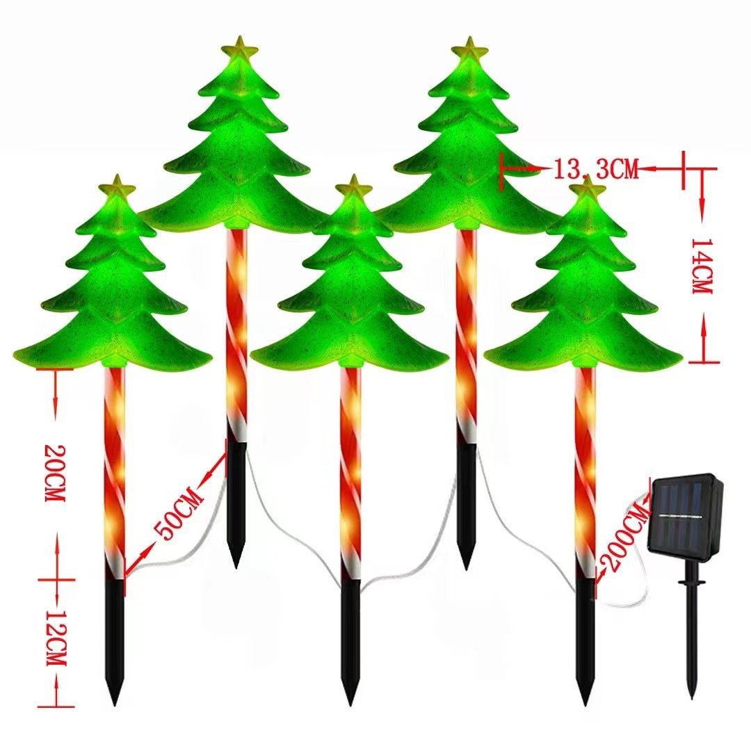 Outdoor LED Christmas Tree Garden Stake | High & Bury