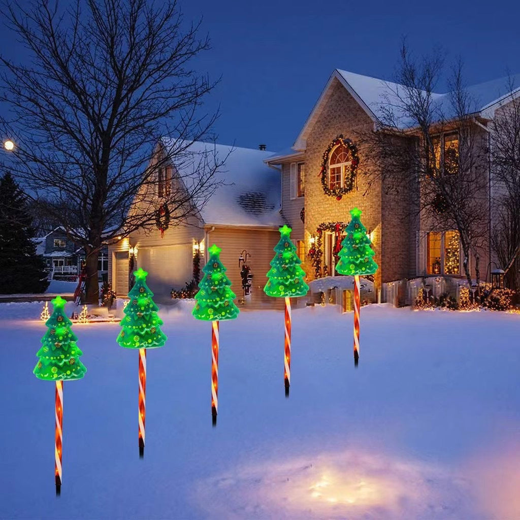 Outdoor LED Christmas Tree Garden Stake | High & Bury