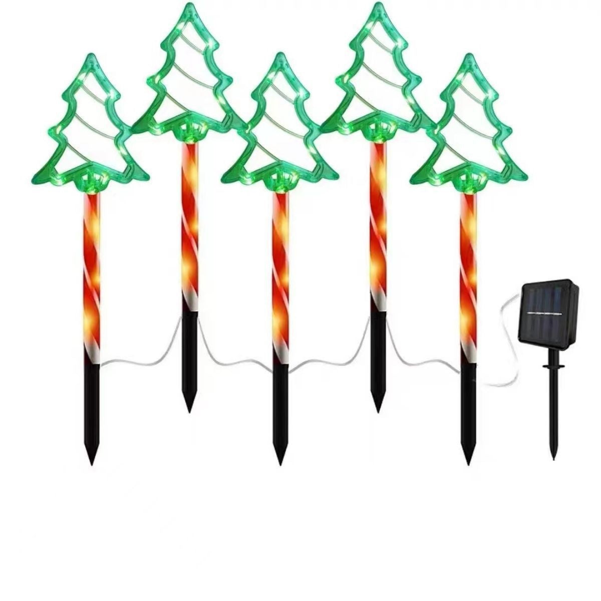 Outdoor LED Christmas Tree Garden Stake | High & Bury