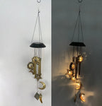 Outdoor Metal Star Wind Chime with Resonating Aluminum Tubes | High & Bury