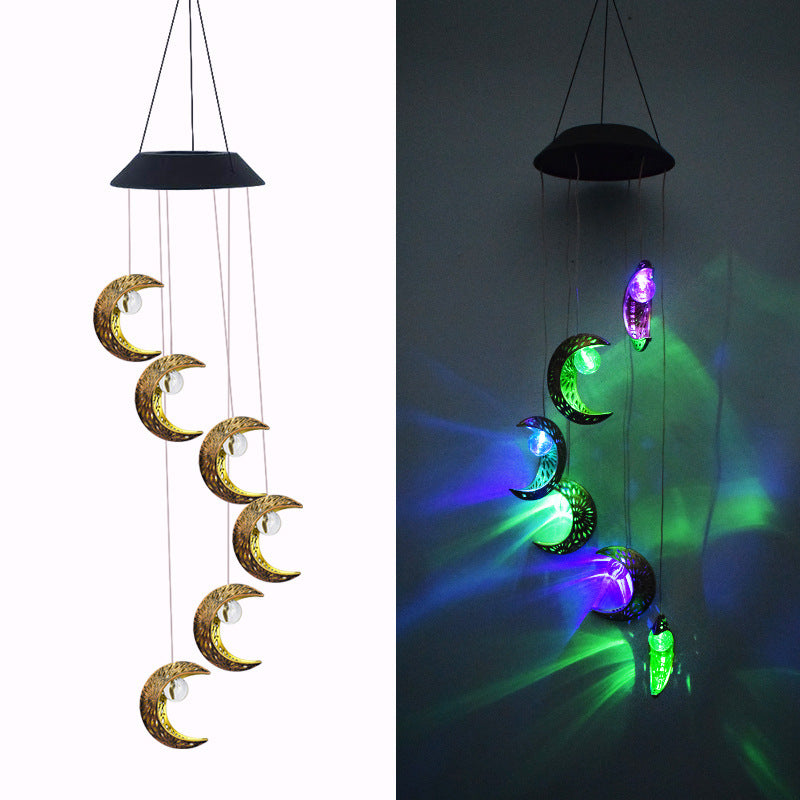 Outdoor Metal Star Wind Chime with Resonating Aluminum Tubes | High & Bury