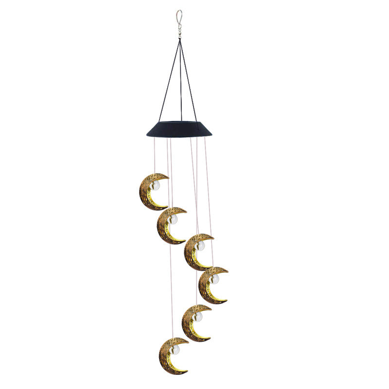 Outdoor Metal Star Wind Chime with Resonating Aluminum Tubes | High & Bury