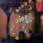 Outdoor Metal Star Wind Chime with Resonating Aluminum Tubes | High & Bury
