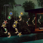 Outdoor Metal Star Wind Chime with Resonating Aluminum Tubes | High & Bury