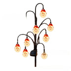 Outdoor Solar-Powered Reindeer LED String Light Garland | High & Bury