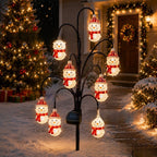 Outdoor Solar-Powered Reindeer LED String Light Garland | High & Bury