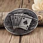 Oval Zinc Alloy Cowboys Belt Buckle with Hidden EDC Tool, 3.03 x 2.36 inch, view 15
