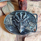 Oval Zinc Alloy Cowboys Belt Buckle with Hidden EDC Tool, 3.03 x 2.36 inch, view 23