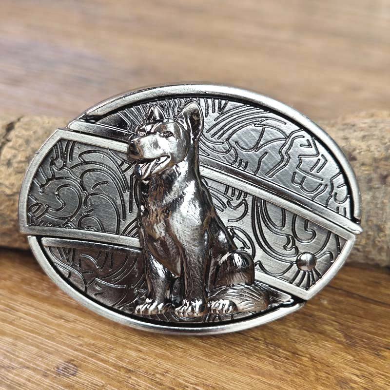 Oval Zinc Alloy Cowboys Belt Buckle with Hidden EDC Tool, 3.03 x 2.36 inch, view 27
