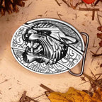Oval Zinc Alloy Cowboys Belt Buckle with Hidden EDC Tool, 3.03 x 2.36 inch, view 7