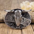 Oval Zinc Alloy Cowboys Belt Buckle with Hidden EDC Tool, 3.03 x 2.36 inch, view 8