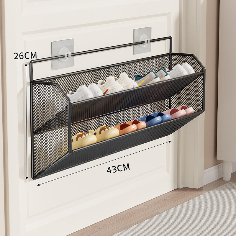 Over-Door Mesh Shoe Rack | High & Bury