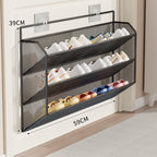 Over-Door Mesh Shoe Rack | High & Bury