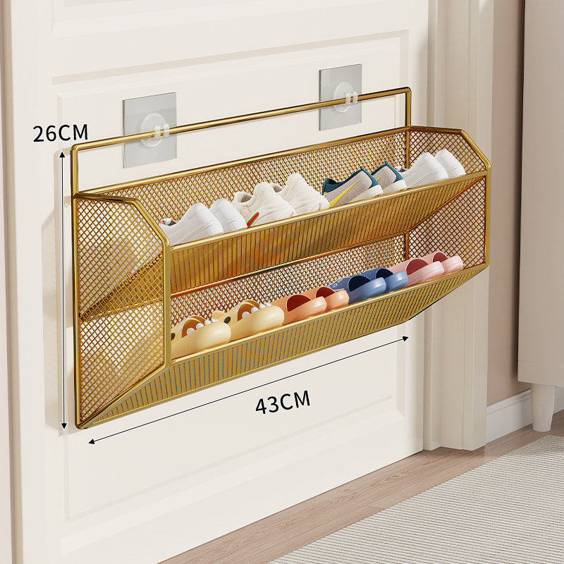 Over-Door Mesh Shoe Rack | High & Bury