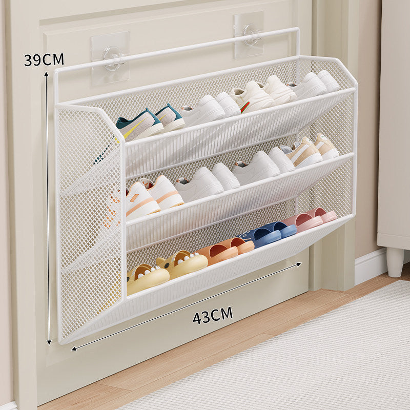 Over-Door Mesh Shoe Rack | High & Bury