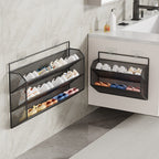 Over-Door Mesh Shoe Rack | High & Bury