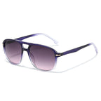 Oversized Gradient Lens Shield Sunglasses with Large Frame, view 4