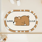 Panda-Themed Decorative Bath Mat | High & Bury