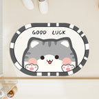 Panda-Themed Decorative Bath Mat | High & Bury