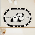 Panda-Themed Decorative Bath Mat | High & Bury