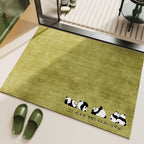 Panda-Themed Decorative Floor Mat | High & Bury