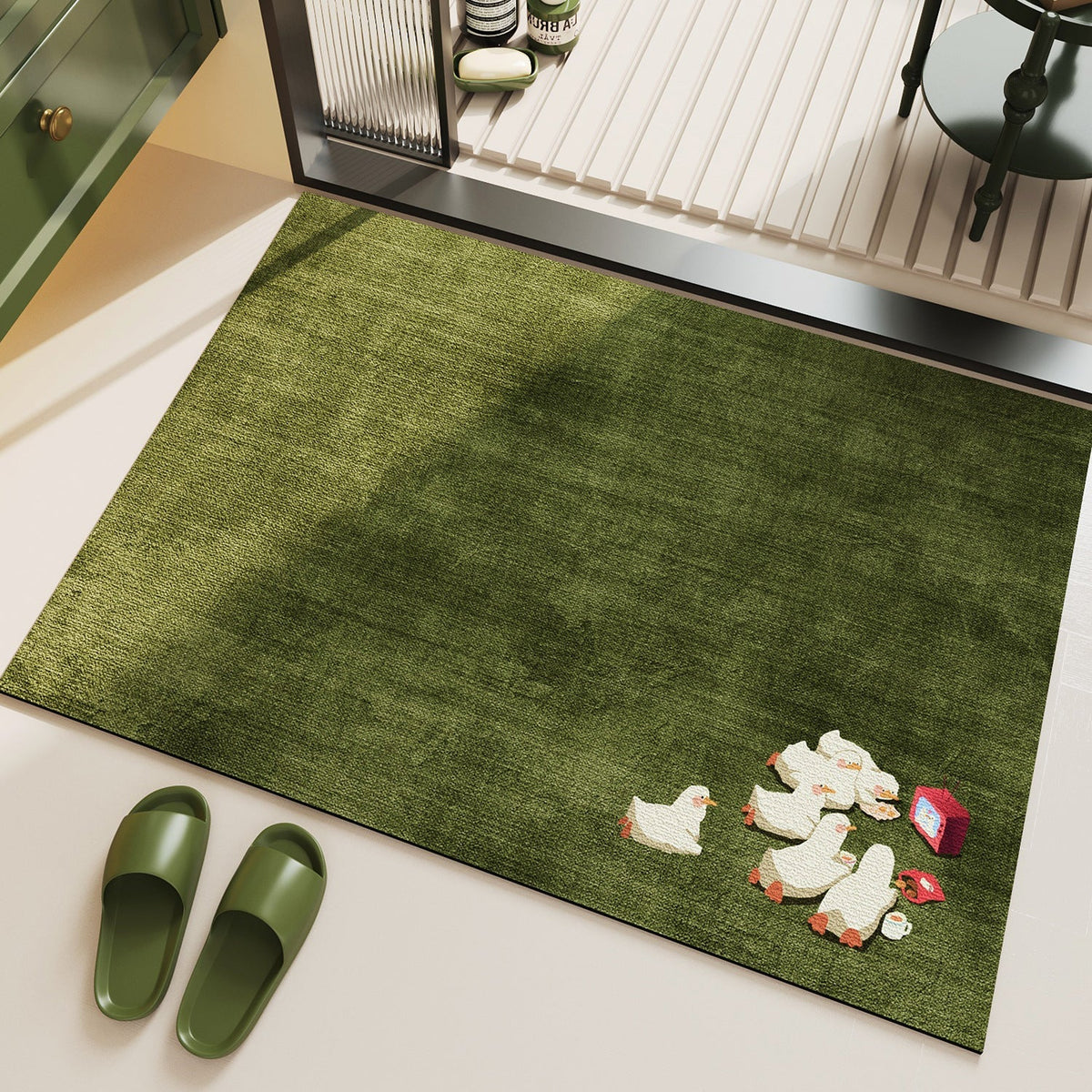 Panda-Themed Decorative Floor Mat | High & Bury