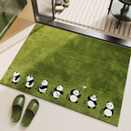 Panda-Themed Decorative Floor Mat | High & Bury