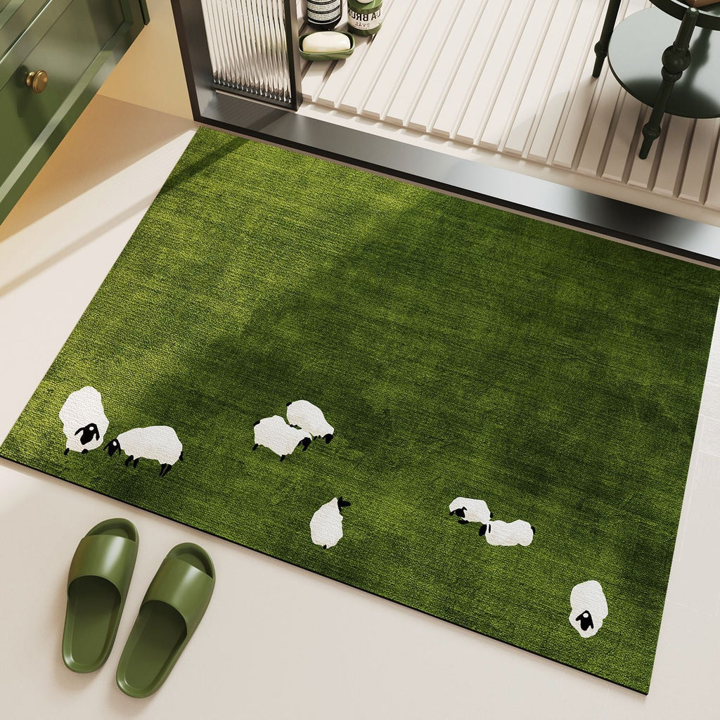 Panda-Themed Decorative Floor Mat | High & Bury