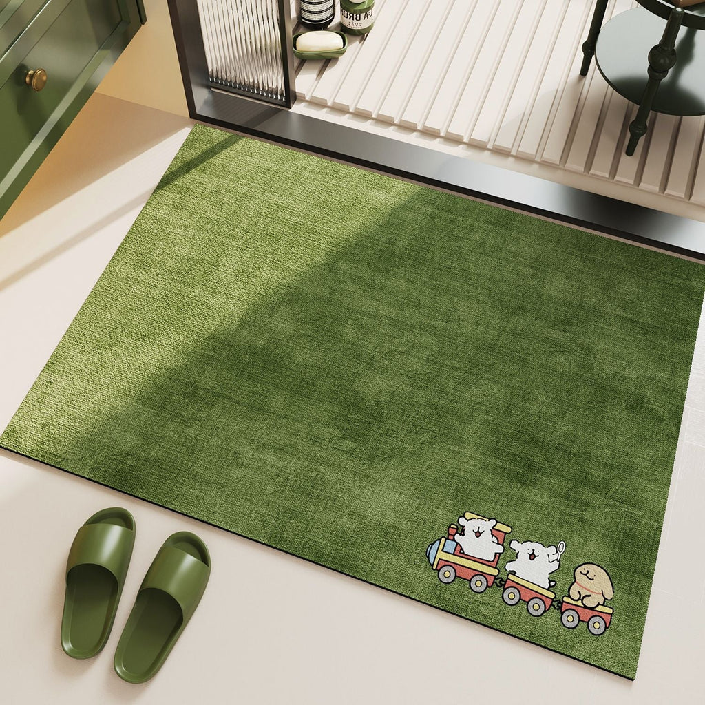 Panda-Themed Decorative Floor Mat | High & Bury