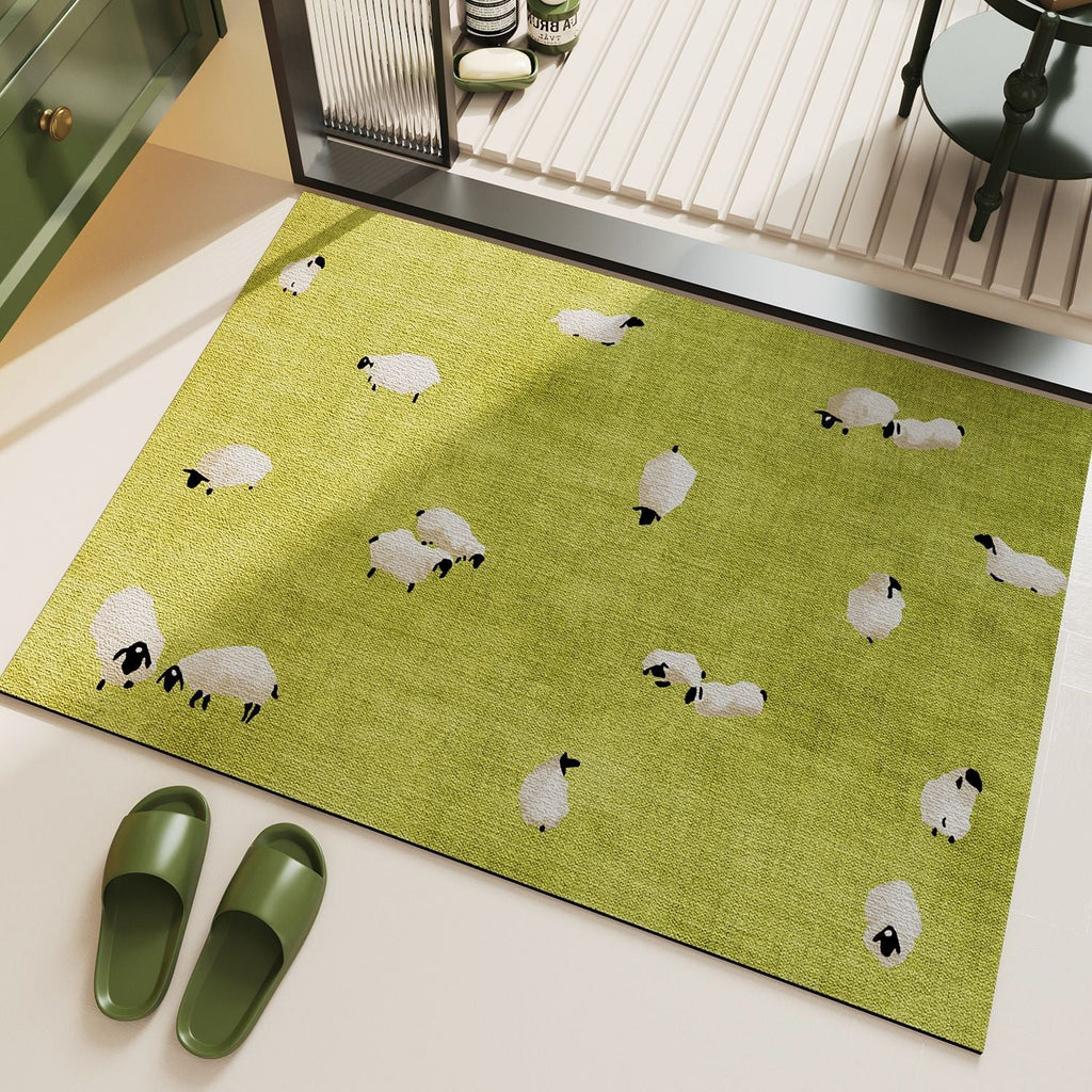 Panda-Themed Decorative Floor Mat | High & Bury